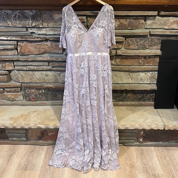 torrid Dresses & Skirts - Torrid Special Occasion Lilac Purple Lace Gown